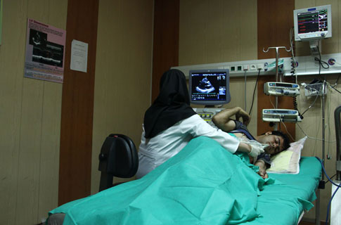 Echocardiography ward